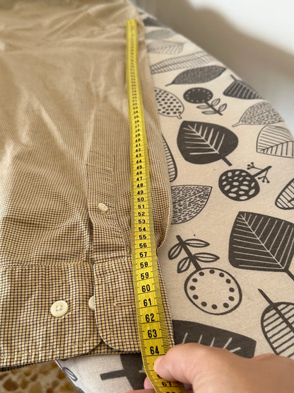 Camicia Uomo Nautica Beige a Quadretti in Cotone – Taglia L
