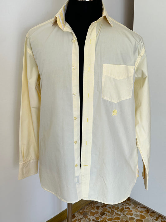 Camicia Uomo Tommy Hilfiger Slim Fit Giallo 100% Cotone – Taglia S