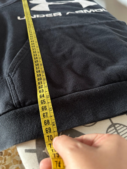 Felpa con Cappuccio Under Armour Uomo – Logo Grande – Nero – Taglia M