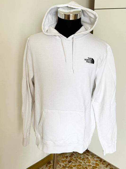 The North Face Felpa con Cappuccio Uomo – Bianco Denali Mt McKinley Alaska – Taglia L